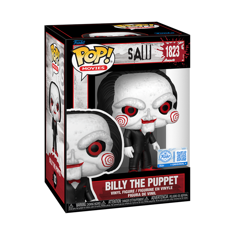 Billy the Puppet with Glitter Shoes 1823 Saw Exclusive Funko Pop Vinyl
