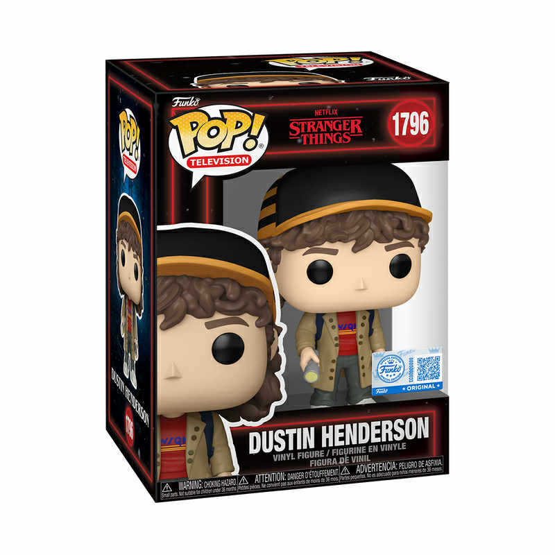 Funko POP! Television: Netflix Stranger Things - Dustin Henderson Vinyl Figure #1796