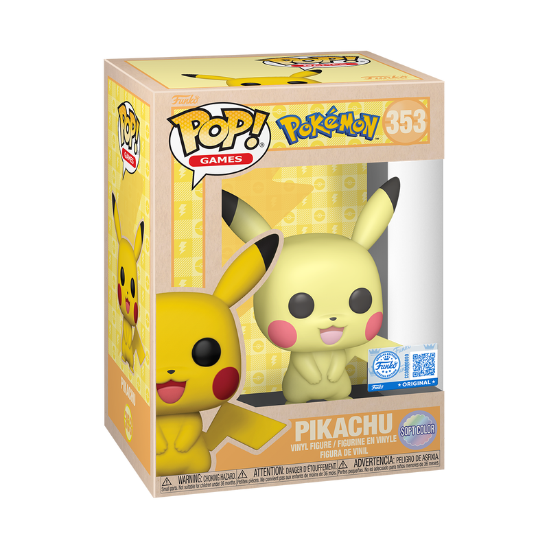 Pokémon Pikachu Soft Colour #353 Funko Pop!