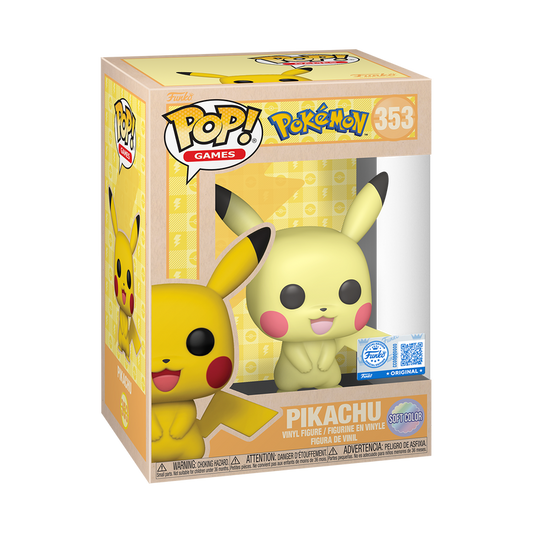 Pokémon Pikachu Soft Colour #353 Funko Pop!