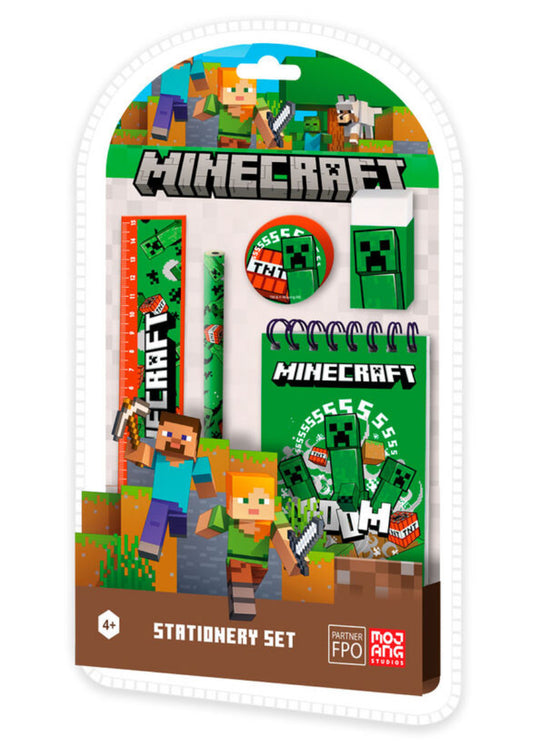 Minecraft 5 Pack Stationery Set