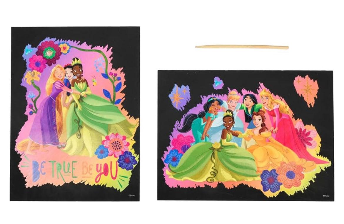 Disney Princess Scratch Art