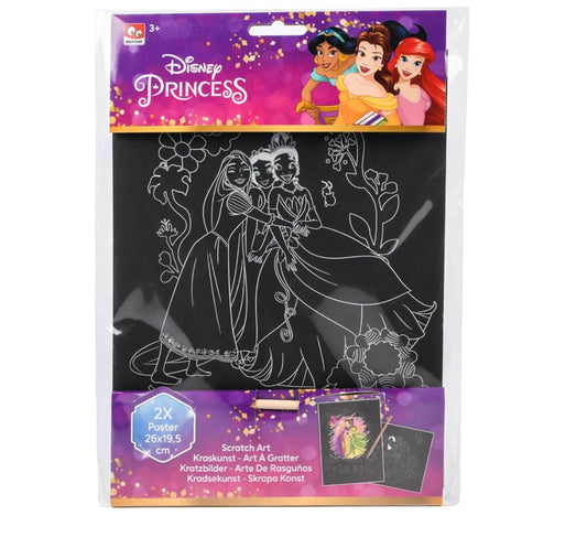 Disney Princess Scratch Art